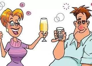 Анекдоты - Два алкоголика распивают бутылку водки.